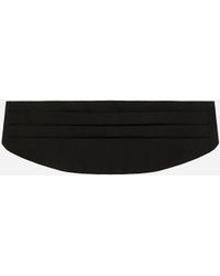 Dolce & Gabbana - Smoking-Band Aus Schwarzer Seide - Lyst