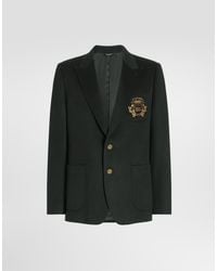 Dolce & Gabbana - Portofino Single-Breasted Cashmere Jacket - Lyst