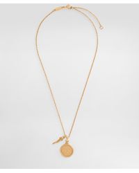Dolce & Gabbana - Necklace With Medal And Horn - Lyst