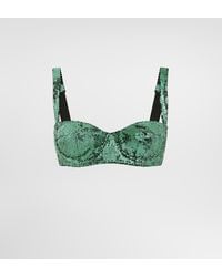 Dolce & Gabbana - Sujetador Balconette Bordado De Microlentejuelas - Lyst