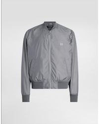 Dolce & Gabbana - Technical Fabric Bomber Jacket With Tag - Lyst