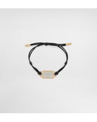 Dolce & Gabbana - Cord Bracelet With Branded Tag - Lyst