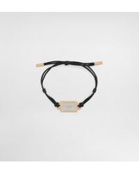 Dolce & Gabbana - Bracelet Cordon Avec Plaquette - Lyst