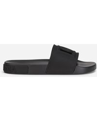 Dolce & Gabbana - Dg Logo Pool Slide Sandals - Lyst