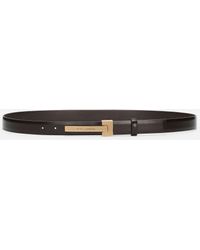 Dolce & Gabbana - Brushed Calfskin Belt - Lyst