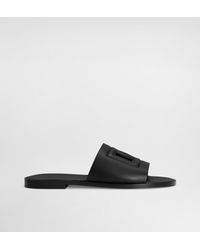 Dolce & Gabbana - Calfskin Sliders - Lyst