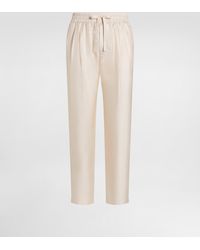 Dolce & Gabbana - Silk Trousers - Lyst
