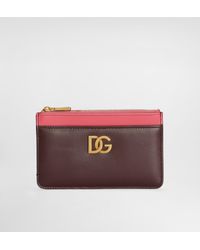Dolce & Gabbana - Kartenetui Aus Kalbsleder Mit Dg-Logo - Lyst