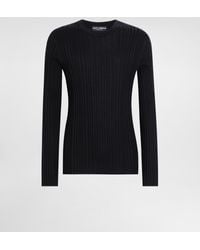 Dolce & Gabbana - Silk And Cotton Pullover - Lyst