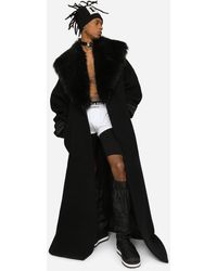 Einreihiger trenchcoat aus nylon leoprint male 44 Dolce & Gabbana Herren Kleidung Jacken & Mäntel Mäntel Trenchcoats Mäntel und Jacken 