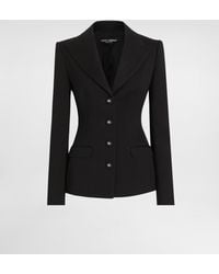 Dolce & Gabbana - Single-Breasted Wool Dolce Jacket - Lyst