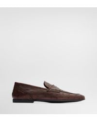 Dolce & Gabbana - Ostrich Leather Slippers - Lyst