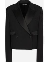 Dolce & Gabbana - Double-Breasted Blazer - Lyst