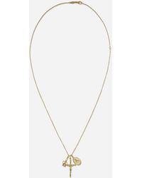 Dolce & Gabbana Pendentif Sicily En Or Jaune - Métallisé