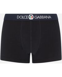 Dolce & Gabbana - Two-Way-Stretch Cotton Jersey Boxers - Lyst
