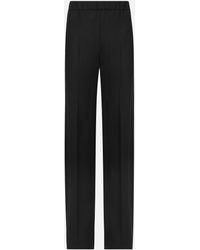 Dolce & Gabbana - Flared Stretch Wool Twill Pants - Lyst