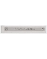 Dolce & Gabbana - Tie Clip With Logo Tag - Lyst