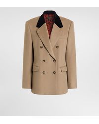 Dolce & Gabbana - Double-Breasted Cashmere Jacket - Lyst