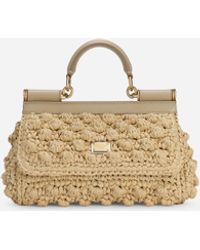 Dolce & Gabbana Beach bag tote and straw bags for Women | Online Sale ...