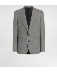 Dolce & Gabbana - Glen Plaid Single-Breasted Sicilia Light Jacket - Lyst