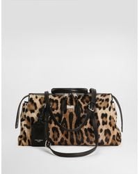 Dolce & Gabbana - Leo-Print Vittoria Bag - Lyst