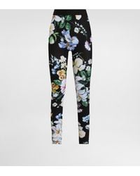 Dolce & Gabbana - Leggings Activewear En Jersey À Fleurs - Lyst