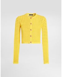 Dolce & Gabbana - Crochet Cardigan - Lyst