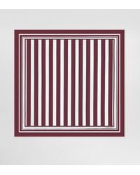 Dolce & Gabbana - Striped-Print Silk Twill Foulard (70 X 70) - Lyst