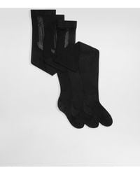 Dolce & Gabbana - Nylon Tights With Jacquard Dg Logo - Lyst