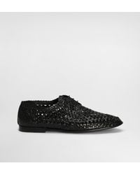 Dolce & Gabbana - Polished Goatskin Derby Shoes - Lyst