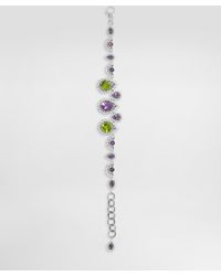 Dolce & Gabbana - Eleganza Bracelet 18-Carat, Amethysts, Peridots, And Sapphires - Lyst
