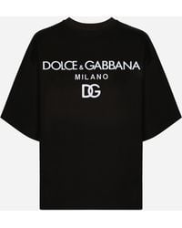 Dolce & Gabbana - Oversized Logo T-Shirt - Lyst