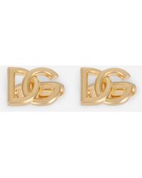 Dolce & Gabbana - Cufflinks With Dg Logo - Lyst