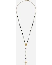 Dolce & Gabbana Collar Rosario - Metálico