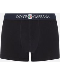 Dolce & Gabbana - Two-Way-Stretch Cotton Jersey Boxers - Lyst