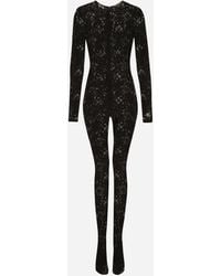 Dolce & Gabbana - Lace Jumpsuit - Lyst