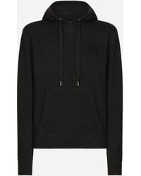 Dolce & Gabbana - Logo-Embroidered Hoodie - Lyst