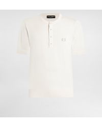 Dolce & Gabbana - Cotton Round-Neck Sweater With Tag - Lyst