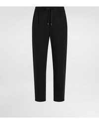 Dolce & Gabbana - Jogginghose Nadelstreifen-Jersey Mit Dg-Patch - Lyst