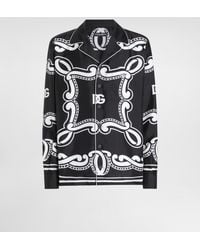 Dolce & Gabbana - Silk Vanity Shirt With Bandanna - Lyst