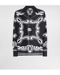 Dolce & Gabbana - Seidenhemd Vanity Mit Bandana-Print - Lyst