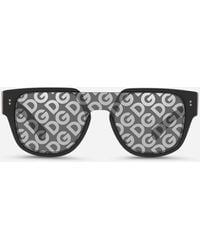 Dolce & Gabbana Sonnenbrille Domenico Mask - Schwarz