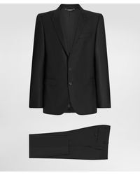 Dolce & Gabbana - Wool And Silk Martini-Fit Suit - Lyst