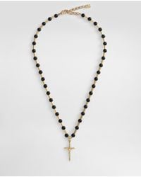 Dolce & Gabbana - Metal Necklace With Logo - Lyst