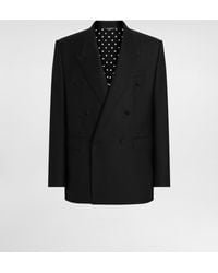 Dolce & Gabbana - Double-Breasted Sicilia Virgin Wool Jacket - Lyst