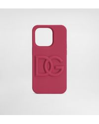 Dolce & Gabbana - Dgロゴ Iphone 14 Pro カバー ラバー - Lyst