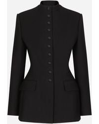 Dolce & Gabbana - ロングブレザー ドルチェフィット シングルブレスト ウールキャディ - Lyst