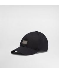 Dolce & Gabbana - Cotton Baseball Cap With Branded Tag - Lyst