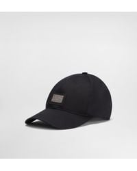 Dolce & Gabbana - Cotton Baseball Cap With Branded Tag - Lyst