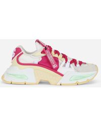 Dolce & Gabbana - Mixed-Material Air Master Sneakers - Lyst